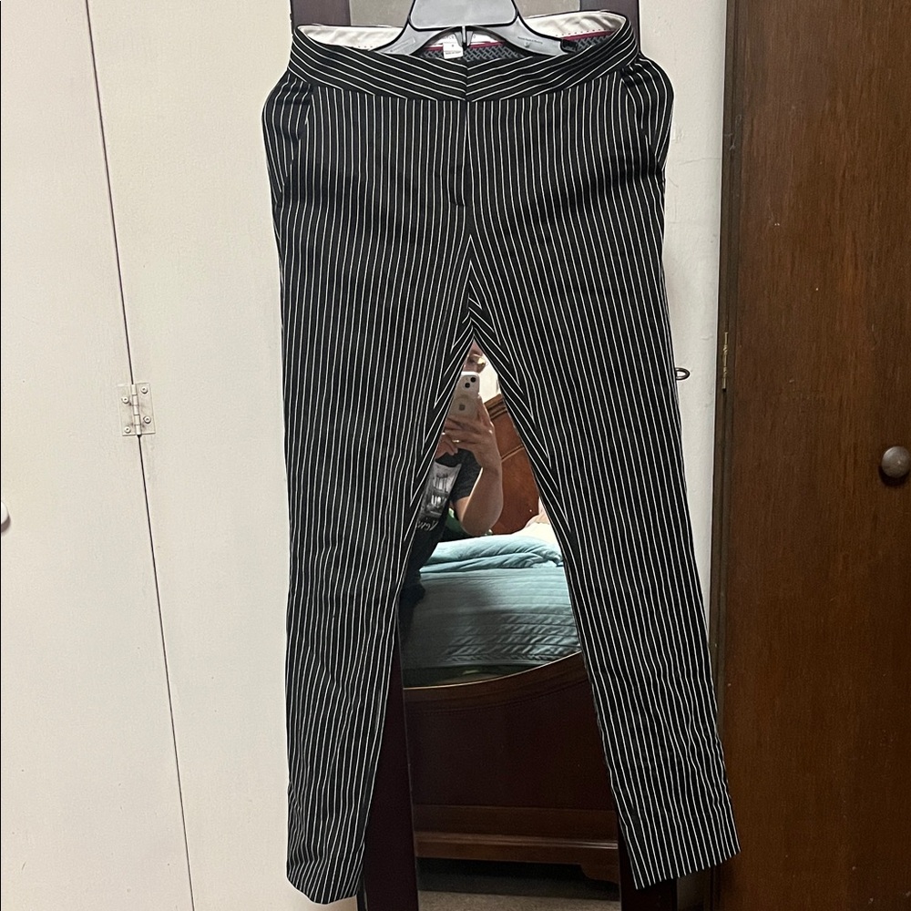 Diane Von Furstenberg Black and White Striped Garment